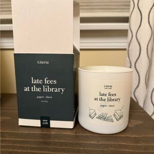 Literie Scented Candle - Late Fees at the Library